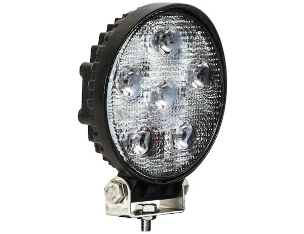 1492115 – BUYERS PROD Spotlight, 18 Watt LED 4.5 Inch Round Aluminum Housing White Round Clear Polycarbonate Lens 1.5...